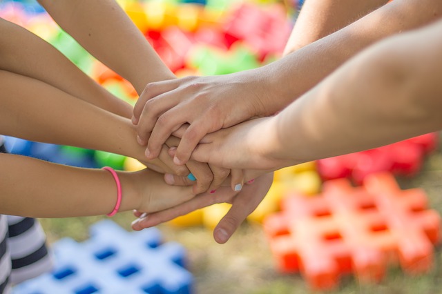 Hands Together in a Circle