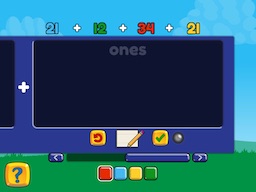 Add four 2-digit numbers (no regrouping) Math Game