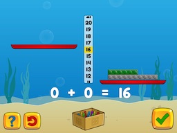 Express an even number as two equal addends Math Game
