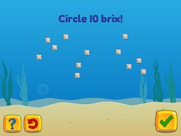 Grouping: Circle 10 ones and find the remainder Math Game